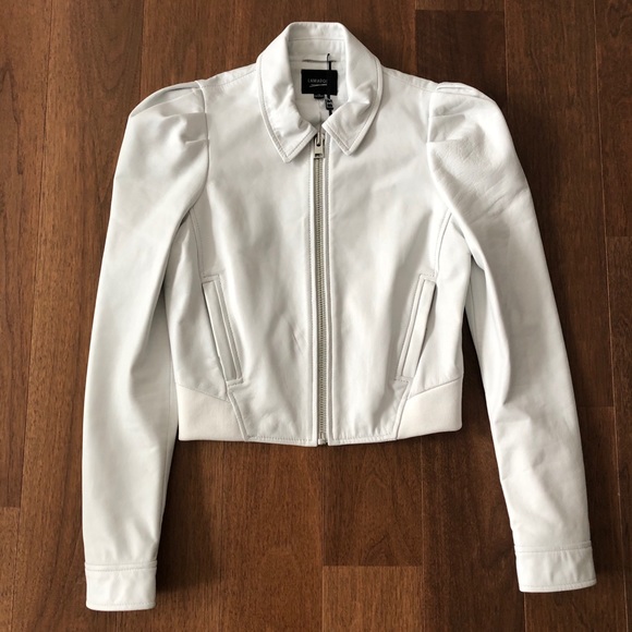 Lamarque White Leather Jacket - Picture 2 of 15